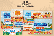 Summer Set Graphic Design V22, a Flyer Template by twinstd (Thumbnail 1 of 6)
