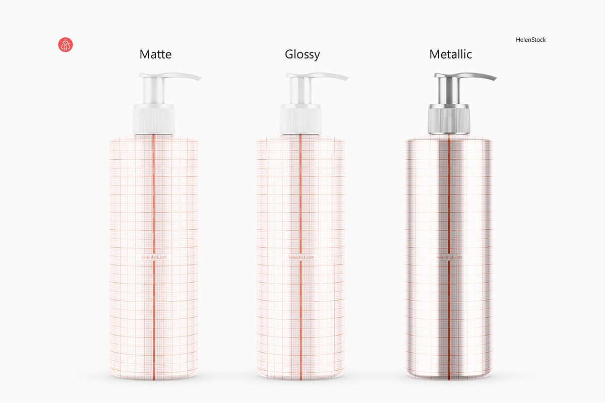 Soap Bottle Mockups - Front View, a Pens & Pencil Mockup by HelenStock (Photo 3 of 8)