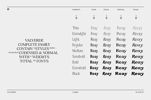 Valverde Functional Serif-36 Fonts