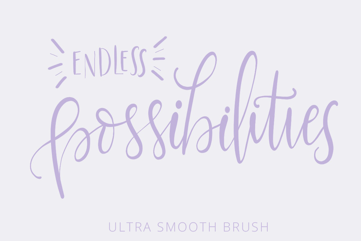 Ultra Smooth Procreate Brush Duo preview 2