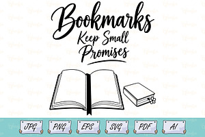 Bookmarks Keep Promises SVG