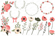 Mint & Coral Floral Bicycle + Extras, an Illustration by Amanda Ilkov (Thumbnail 4 of 5)