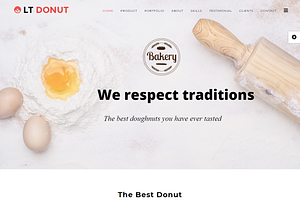 LT Donut Onepage Joomla Template