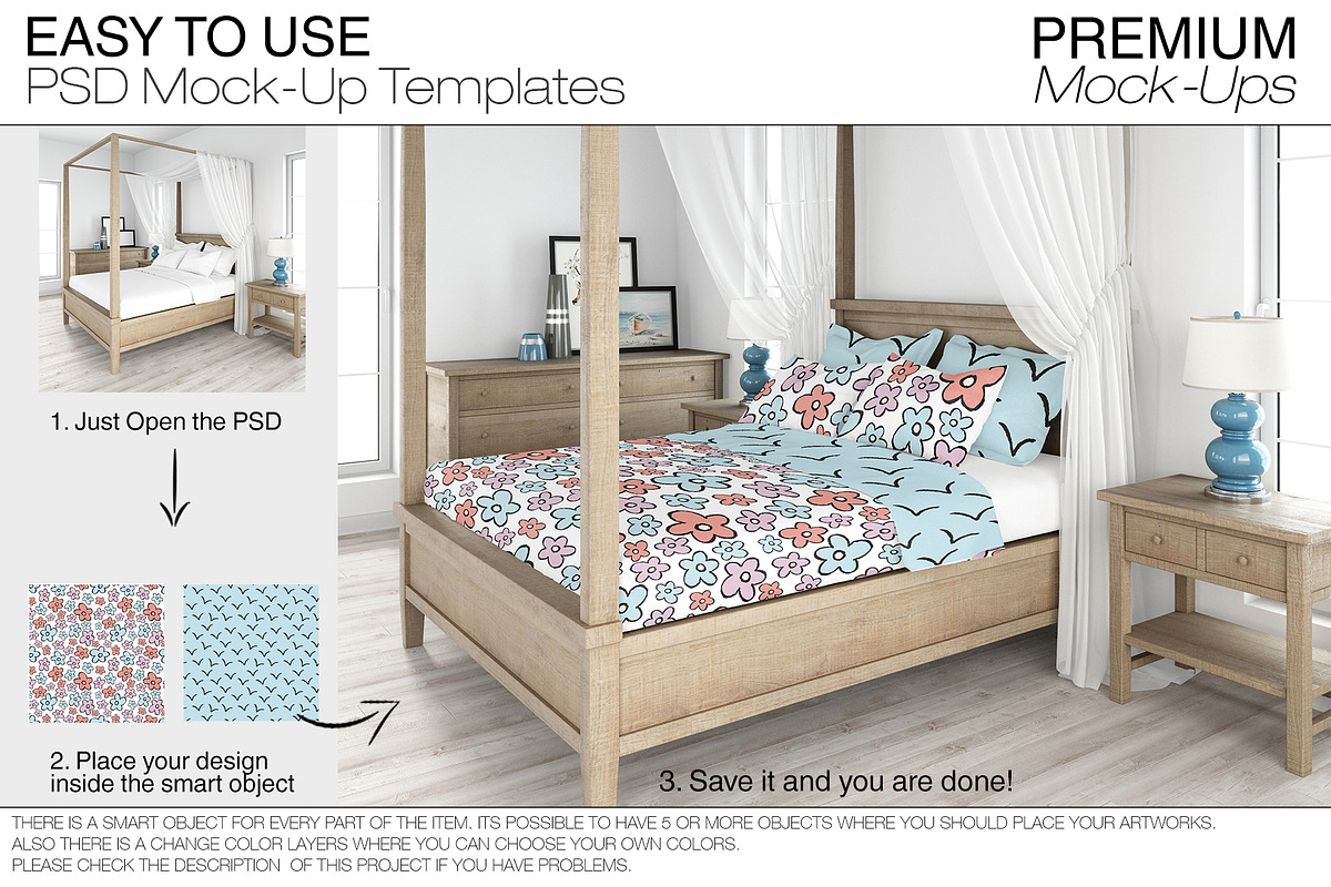 Bed Linens Bundle - 30 Mockups, an Apparel Mockup by mock-ups (Photo 30 of 35)