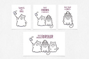 Funny Cat Illustrations Set, an Illustration by Teneresa (Thumbnail 3 of 5)