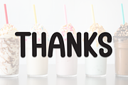 Milk Shake | Script Font, a Script Font by Scratchones (Thumbnail 8 of 8)