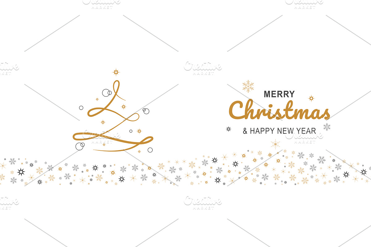 Merry Christmas Minimal Banner, a Templates & Theme by alexdndz