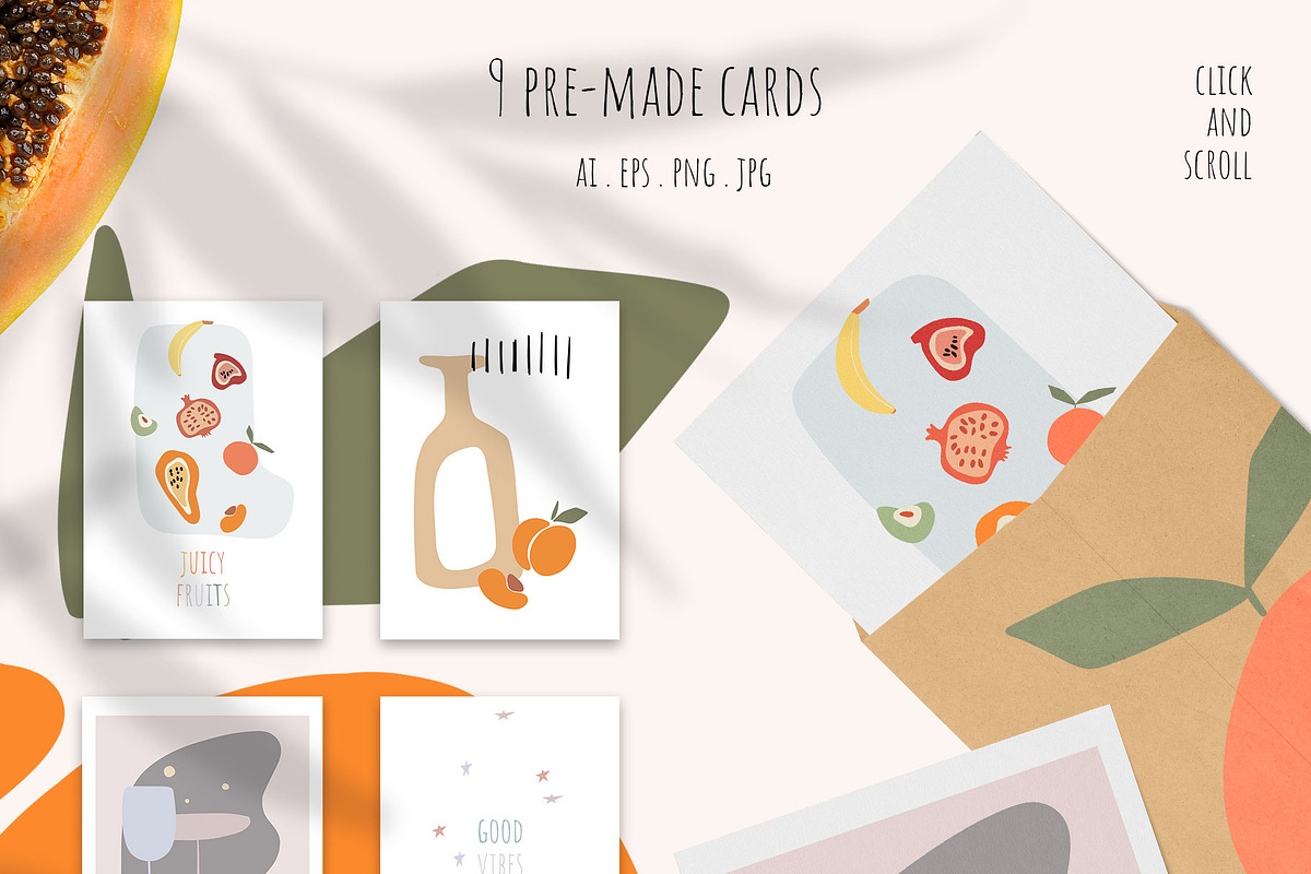 JUICY FRUITS summer set, an Object Graphic by Yuliia Lashevska (Photo 6 of 13)