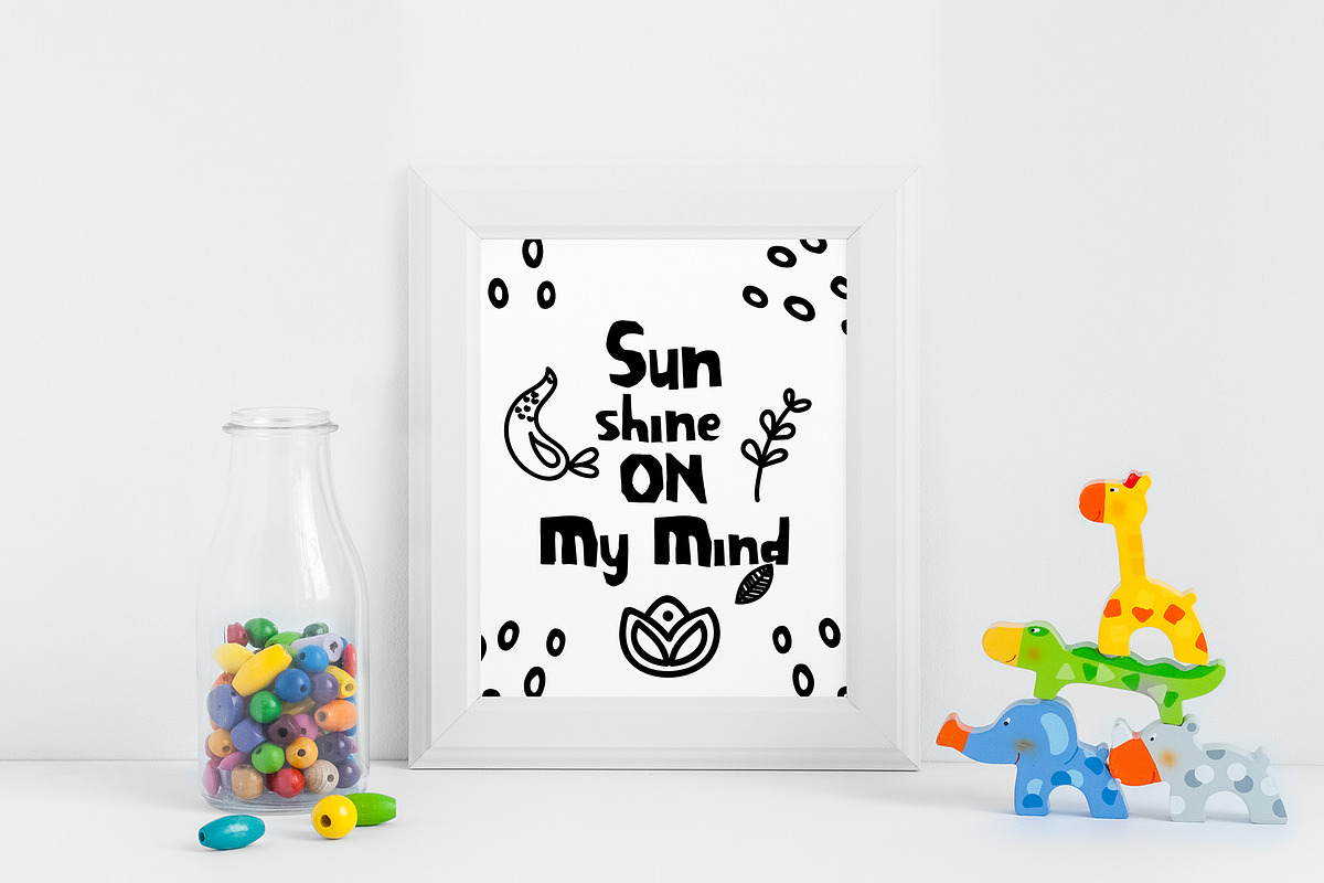 SkitCut - Fun Cut Font preview 5