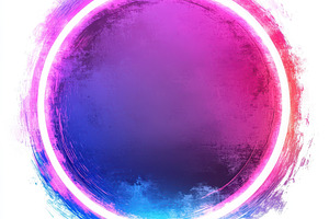 Abstract circular brushstrokes vibra, an Abstract Photo by Pixeness Studio