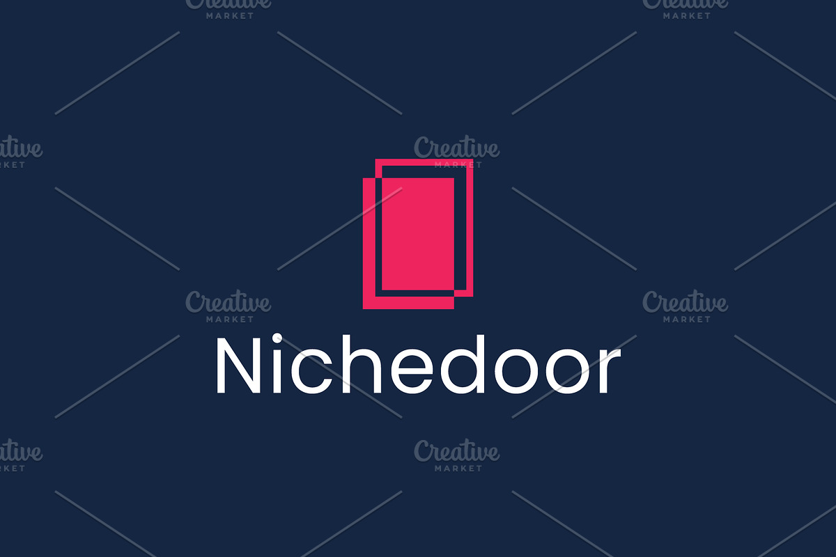 door logo vector icon illustration, a Branding & Logo Template by Dyn Studio