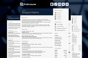 Lawyer resume template, a Resume Template by FinishResume (Thumbnail 1 of 11)
