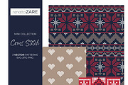 Cross Stitch pattern mini collection, a Pattern Graphic by RenattaZare (Thumbnail 1 of 10)