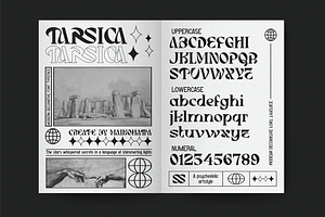 Tarsica - Modern Psychedelic Font