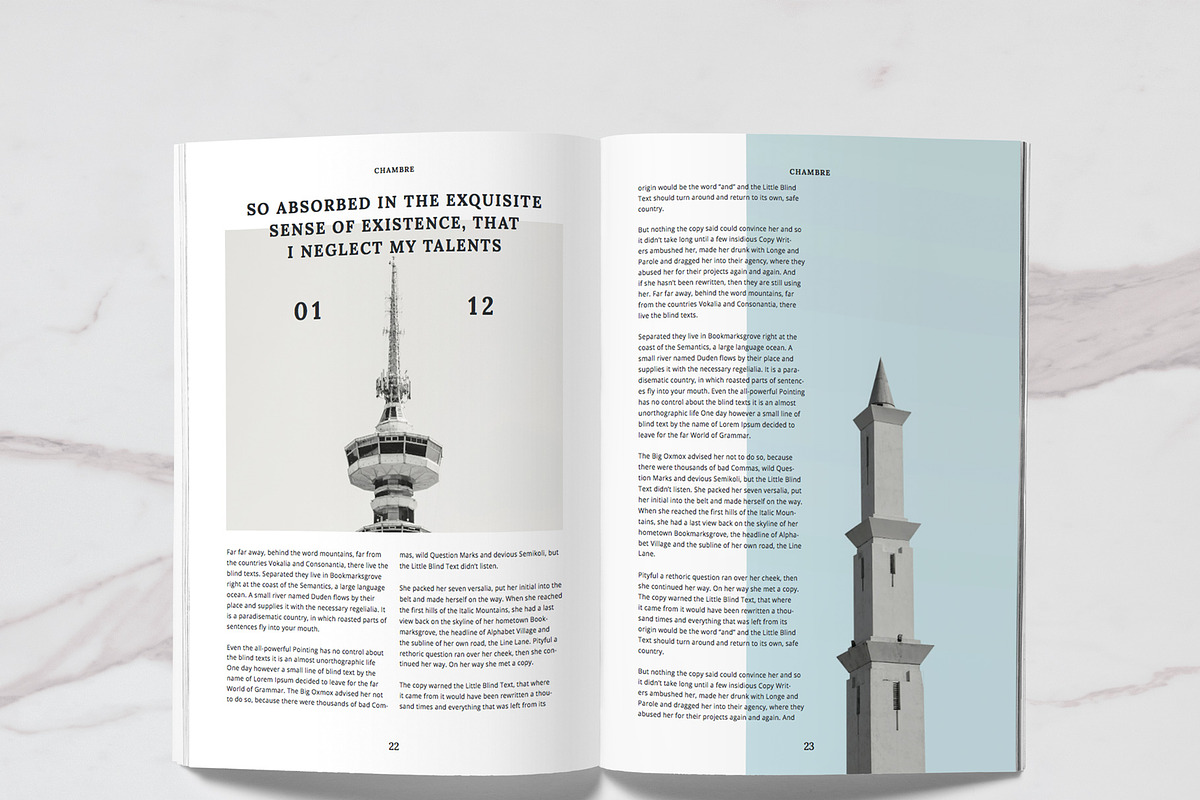 Chambre magazine template, a Magazine Template by Unsited (Photo 5 of 10)
