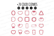 Decorative Frames Clipart Set, a Decorative Illustration by Palau (Thumbnail 8 of 9)