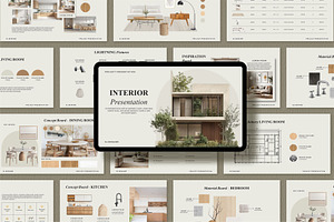 Clean Interior Design Presentation, a Presentation Template by SKY CREATION