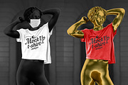 Mockup T-shirt Antique #4, a Shirt Mockup by Sergey Serebrennikov (Thumbnail 3 of 5)