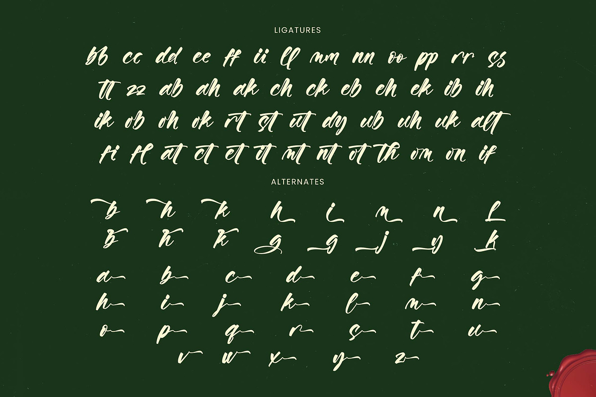 Vaughn Daniel Bold Handwritten Font, a Script Font by stylishtype.co (Photo 18 of 19)