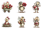 Cute Easter Ducks Clipart, an Illustration by CreationArt (Thumbnail 7 of 7)