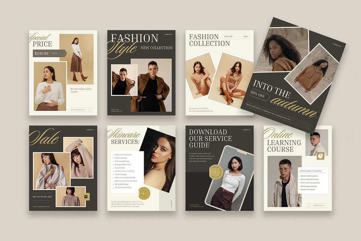 Canva Instagram Post Templates, a Social Media Template by Vasya Kobelev (Photo 2 of 7)