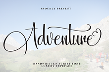 Adventure | Script Font