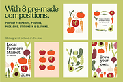 Rustic Vegetable Illustrations, a Food Illustration by Gross Illustrations (Thumbnail 4 of 7)