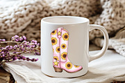 Summer Cowgirl Sublimation Clipart, an Illustration by Watercolor design (Thumbnail 3 of 6)
