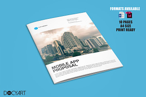 A4 Mobile App Proposal Template