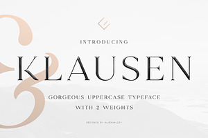 Klausen - Stylish All Caps Serif