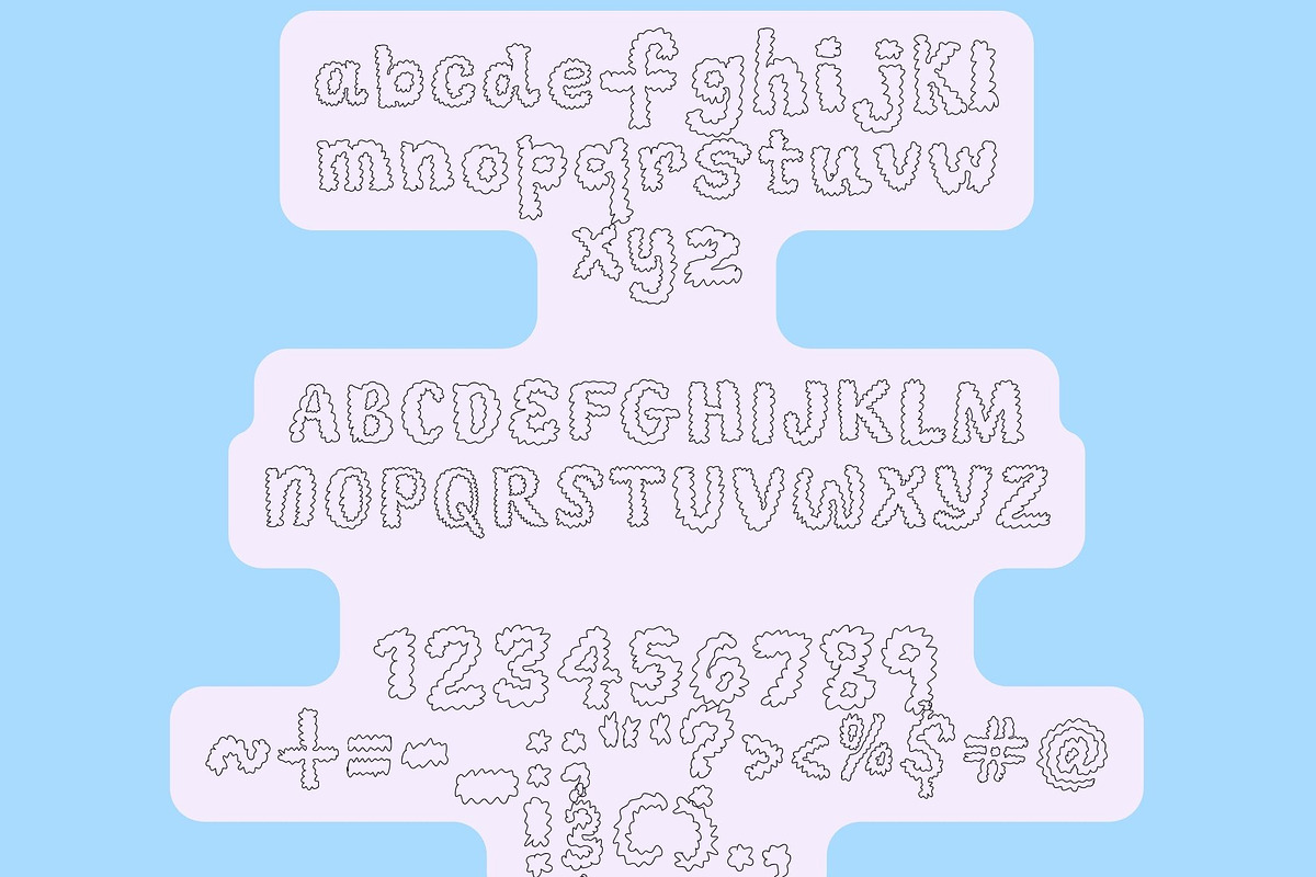 Cotton Candy Cloud Font, a Handwritten Font by Eryn Rose Design (Photo 3 of 10)