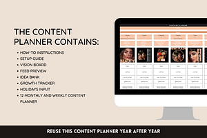 Google Sheets Content Planner