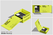 Binder Mockup, a Merchandise Mockup by Unerispace (Thumbnail 1 of 5)