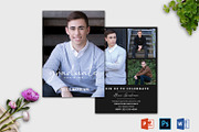Graduation Announcement Template, a Card Template by Designscozy (Thumbnail 3 of 5)