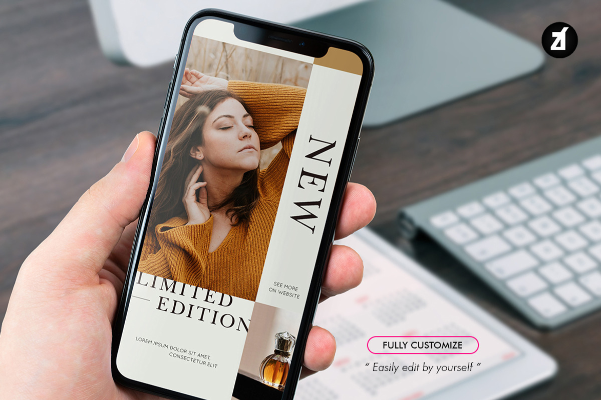 Soft neutral social media graphic, a Social Media Template by Chanut is industries (Photo 11 of 11)