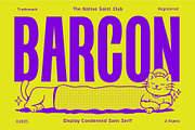 TNSC Barcon - Condensed Sans, a Sans Serif Font by The Native Saint Club (Thumbnail 1 of 16)