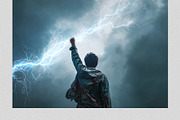 Electric Lightning Border Overlays, a Texture Graphic by PhotoSpirit (Thumbnail 3 of 8)
