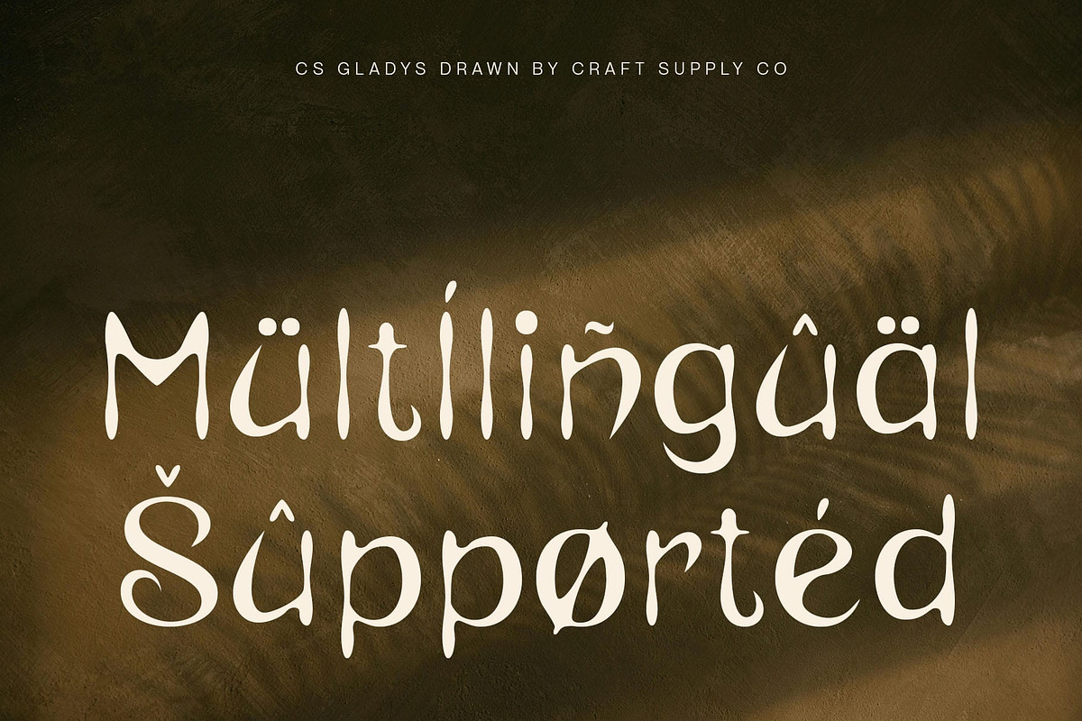 CS Gladys Drawn, a Sans Serif Font by Craft Supply Co. (Photo 7 of 8)