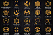 Hexagon Logo Emblems, a Branding & Logo Template by Artha Desain (Thumbnail 4 of 8)