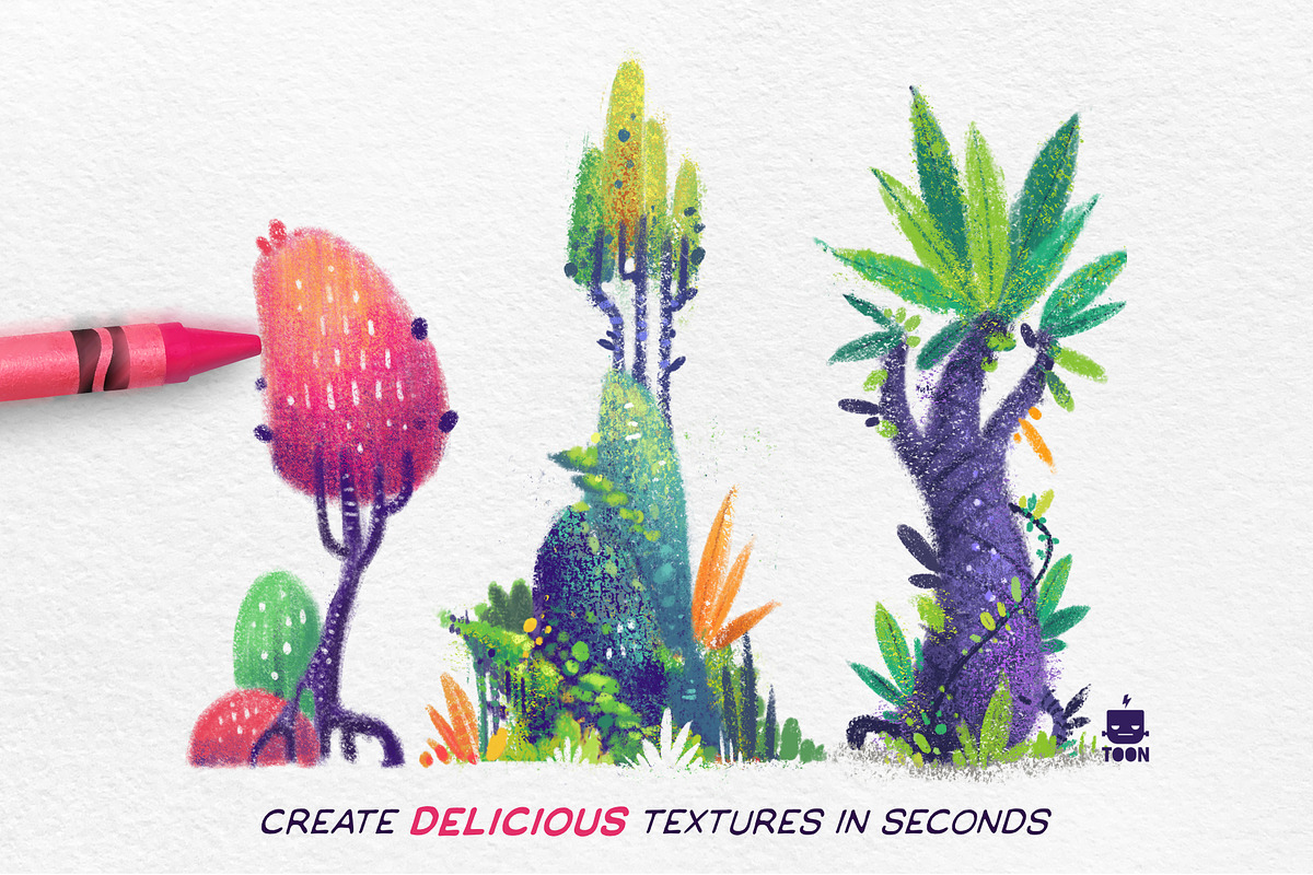 Crayon - Procreate Brush Pack preview 3