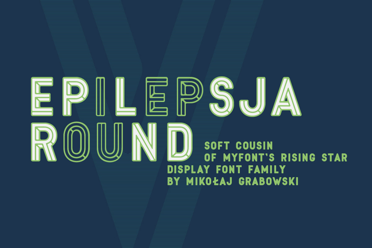 Epilepsja Round color type family