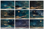 Landscape & Seamless Galaxy Textures, a Background Graphic by by creative paper (Thumbnail 10 of 16)