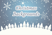 Christmas Backgrounds, an Illustration by Sunny Design (Thumbnail 1 of 5)