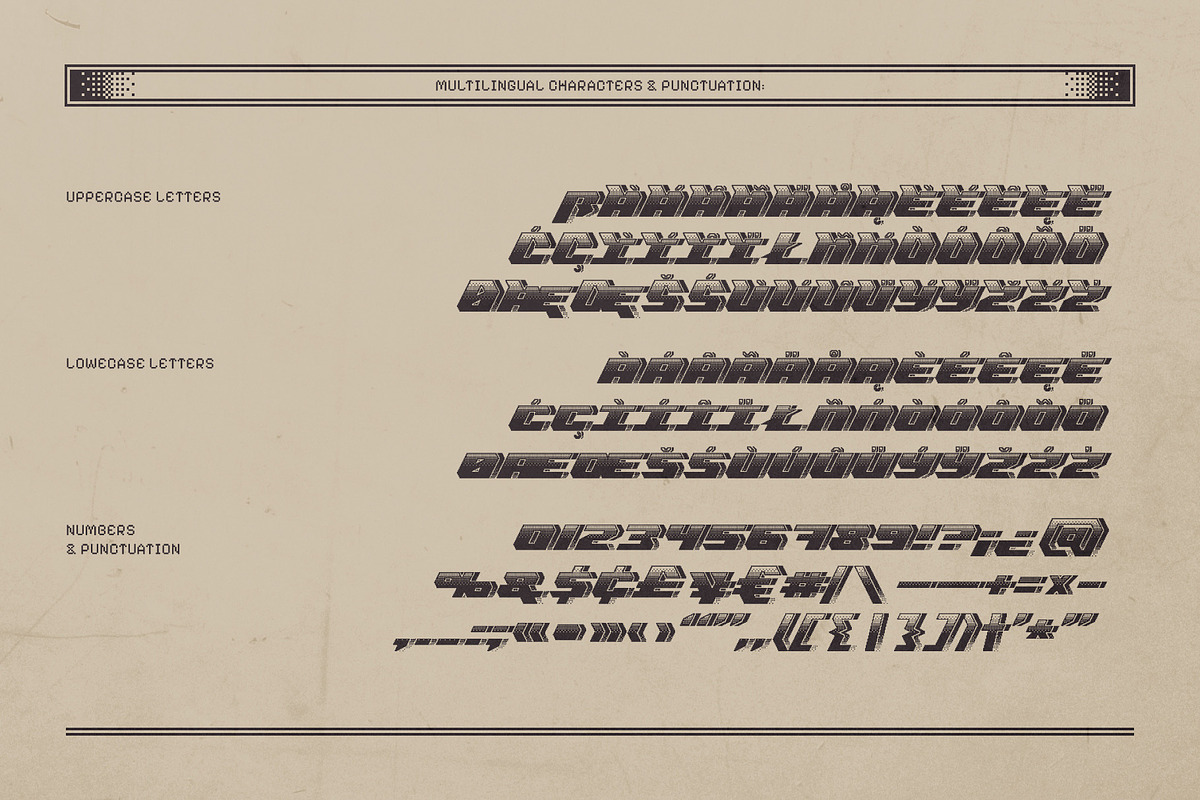 Dither Byte - Vintage Pixel Font, a Symbol Font by Gleb Guralnyk (Photo 10 of 10)