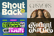 Mega Pack 50 Modern Display Fonts, a Font by timelesstype.co (Thumbnail 7 of 14)