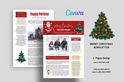 Christmas Newsletter V4, a Stationery Template by Amit Debnath (Thumbnail 1 of 4)