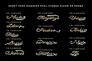 Real Stones - Clean+Rough+Extra, a Script Font by FHFont (Thumbnail 4 of 10)