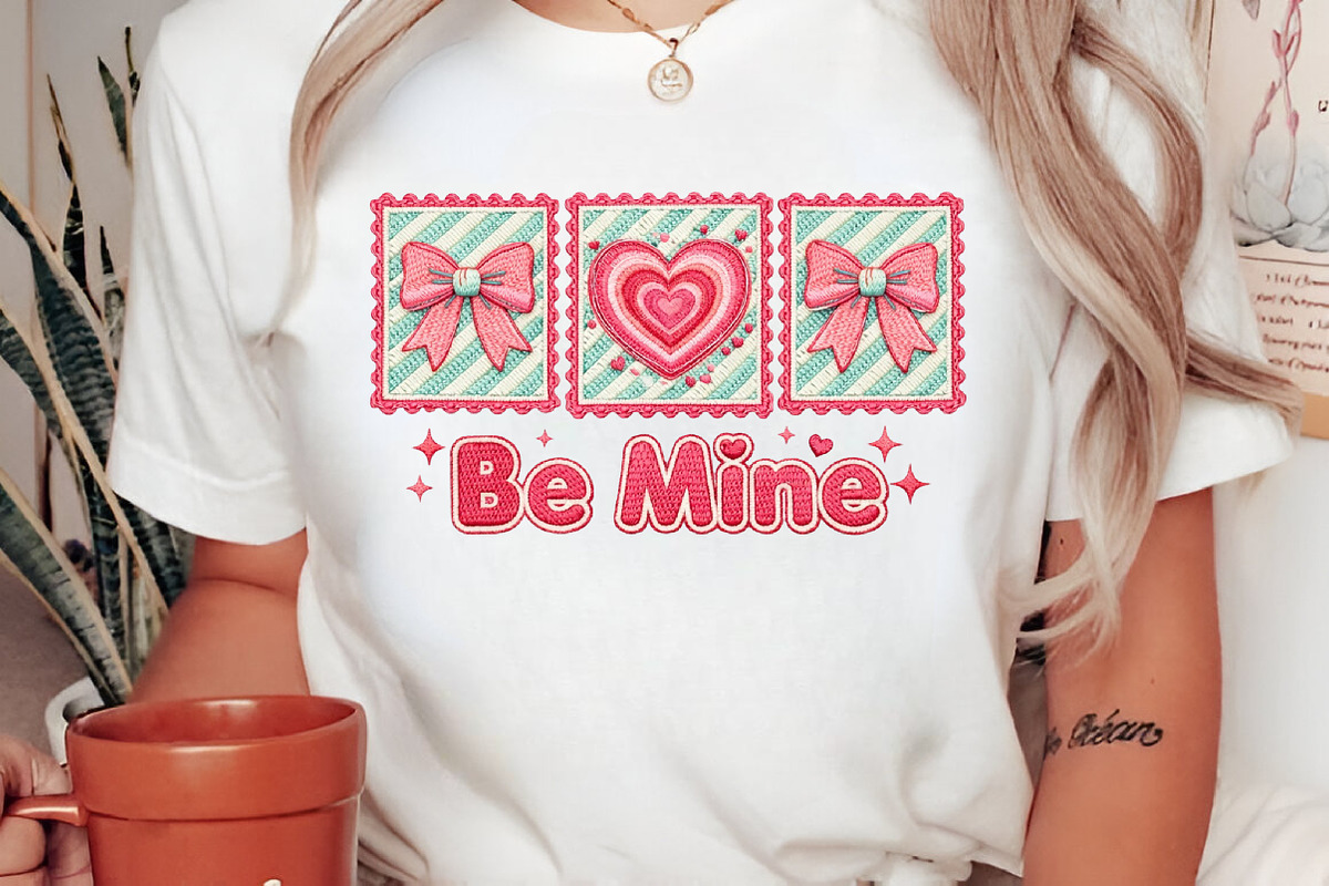 Be Mine Coquette Bow Valentine PNG, an Illustration by Libby Wishes (Photo 5 of 6)