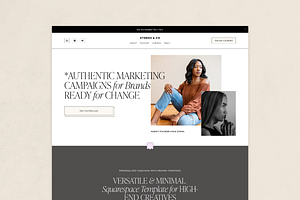 Squarespace Template: Stories