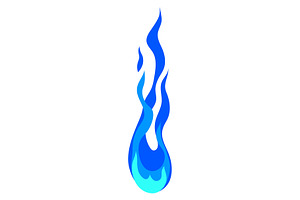 Illustration of stylized fire.